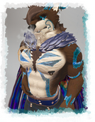 Wolfman, Oc belongs to AmbroBehem, Photos by https://x.com/BlueberryVRC