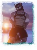 Julia Winterpaw Masce K9, Oc belongs to Connor, Photos by https://twitter.com/PapaWelsh