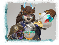 Julia Winterpaw Masc K9, Oc bellongs to AmbroBehem, Photos by https://x.com/BlueberryVRC